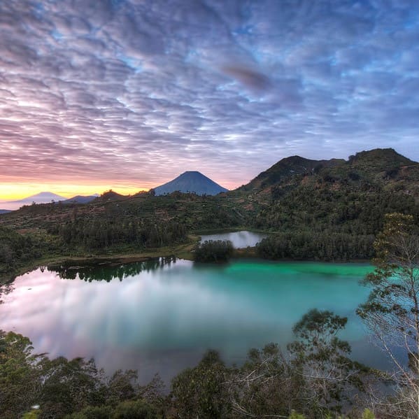 Dieng Plateau view