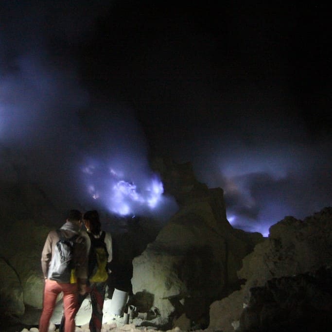 Blue Fire at Ijen