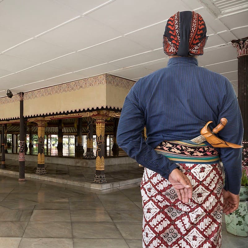 Traditional guard of the Sultan Palace