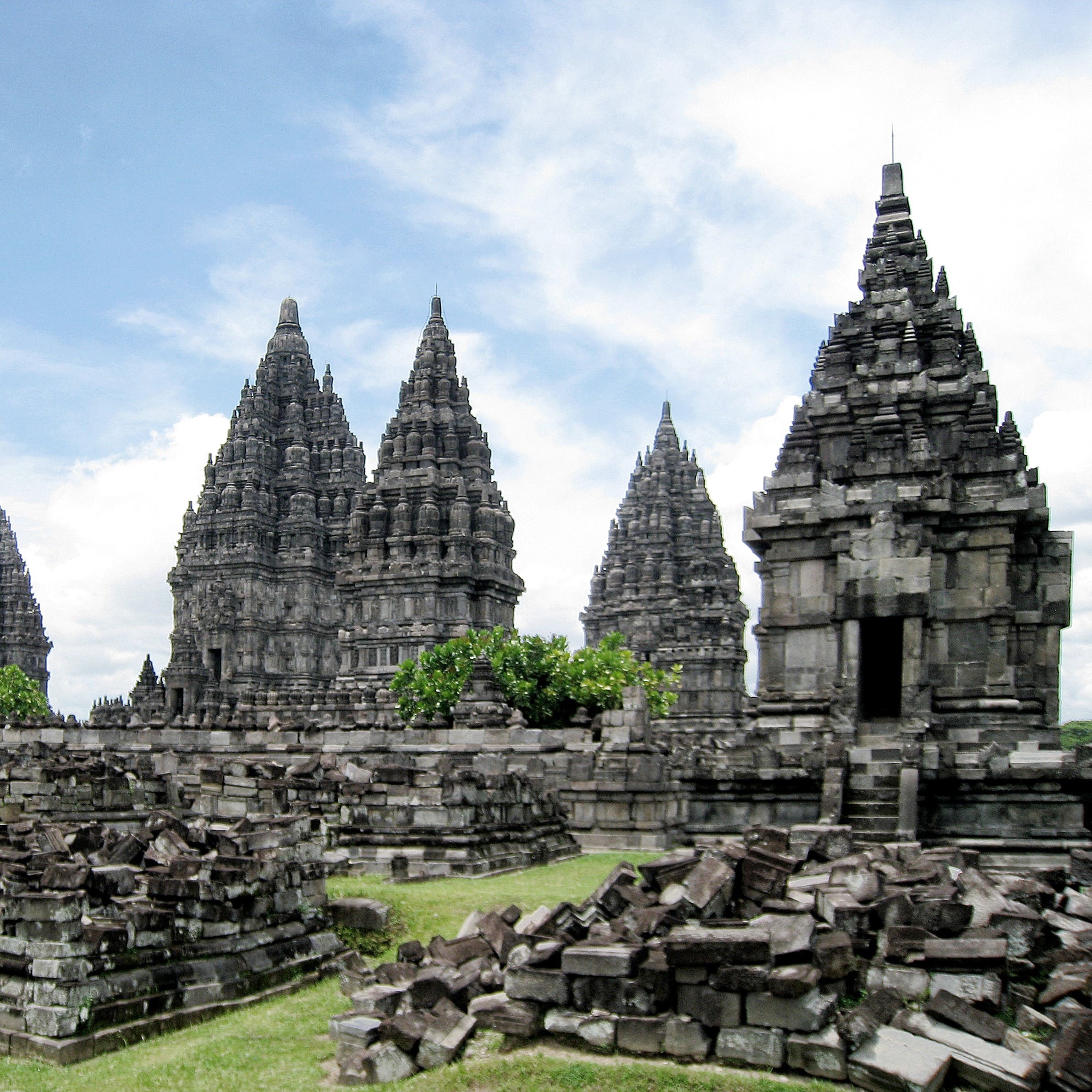 Sunrise at the Borobudur temple